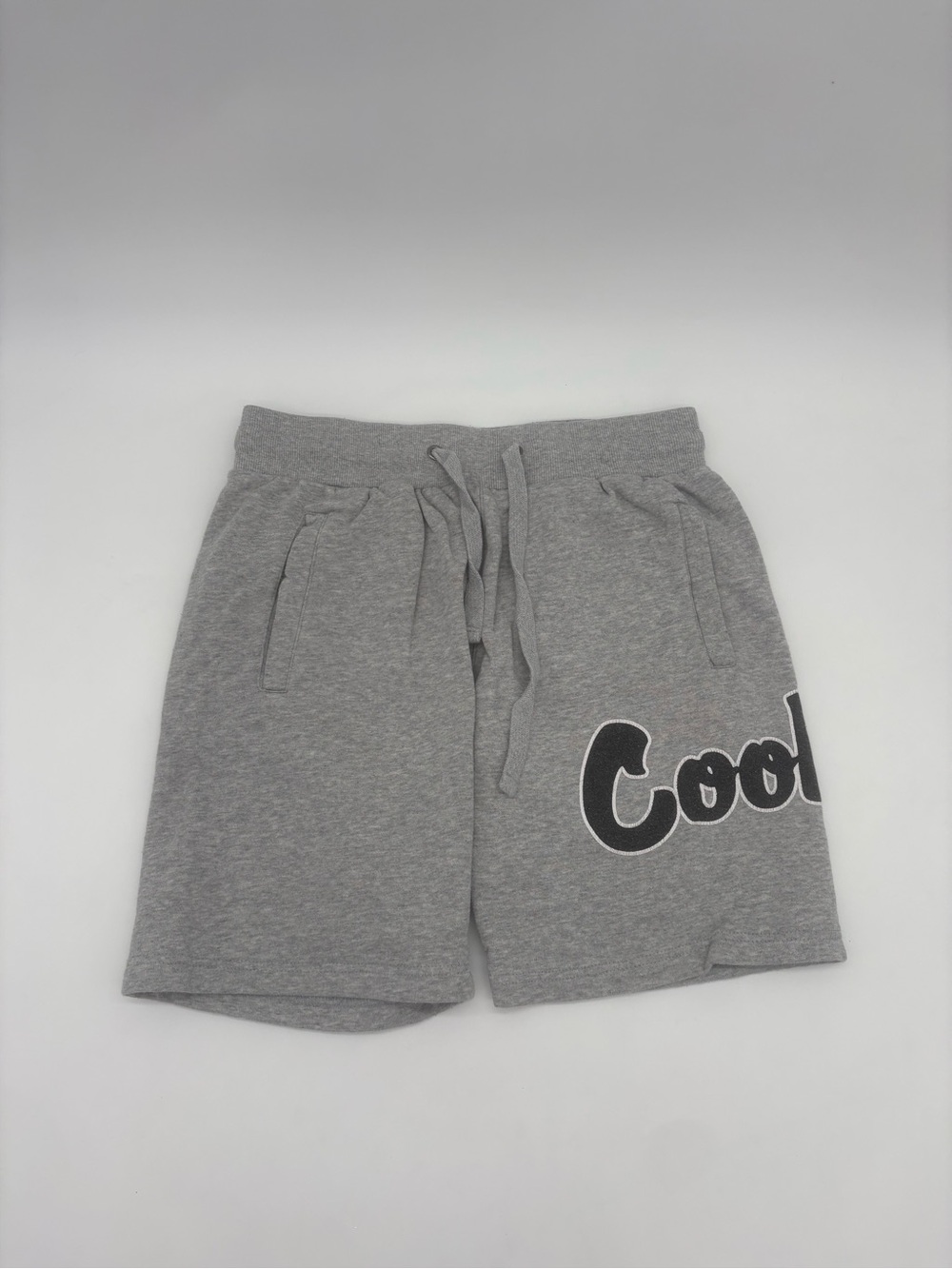 Cookies Men’s Small Gray Fleece Sweat Shorts Logo Streetwear 7” Inseam